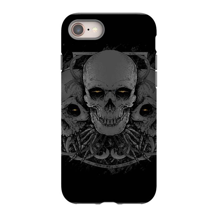 iPhone 8 StrongFit 3 Skull by Afif Quilimo