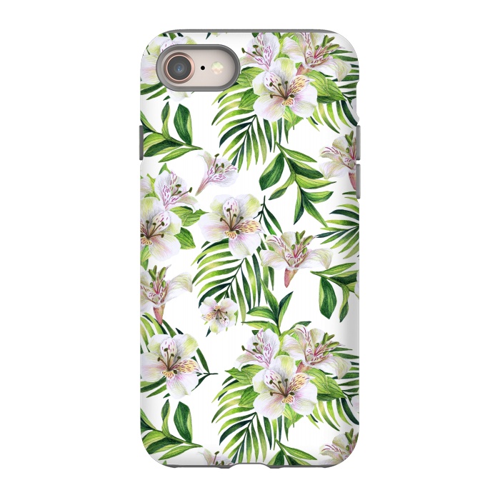 iPhone 8 StrongFit White flowers by Julia Badeeva