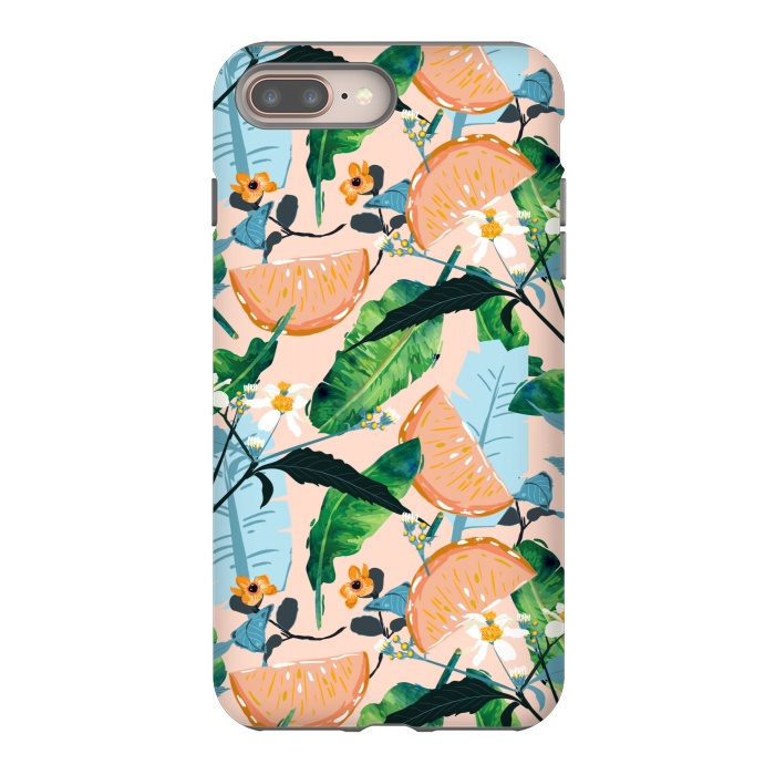 iPhone 8 plus StrongFit Summer Botanicals by Uma Prabhakar Gokhale