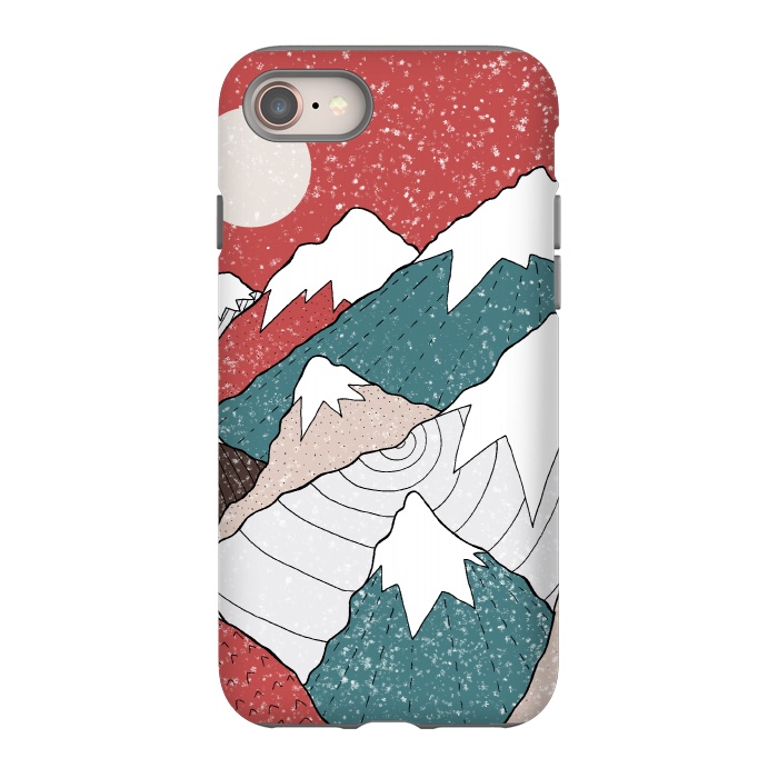 iPhone 8 StrongFit The winter snow peaks by Steve Wade (Swade)