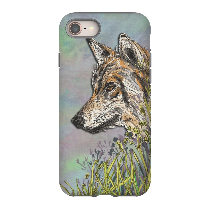 iPhone 8 StrongFit Wolf II by Lotti Brown