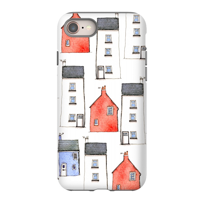 iPhone 8 StrongFit Devon Houses by Nic Squirrell