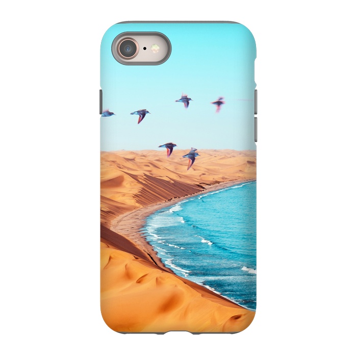 iPhone 8 StrongFit Desert Birds by Uma Prabhakar Gokhale