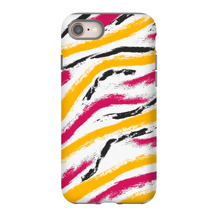 iPhone 8 StrongFit shaded zebra print by MALLIKA