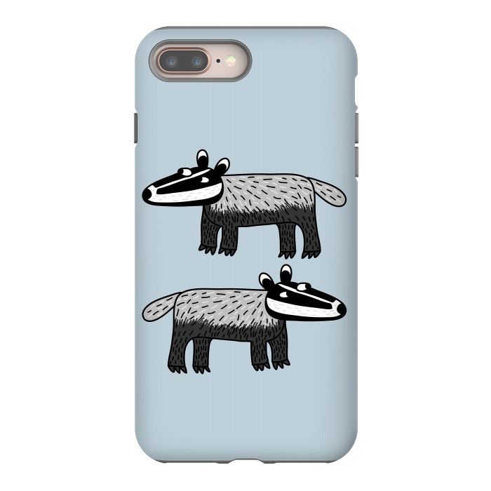 iPhone 8 plus StrongFit Badgers by Nic Squirrell