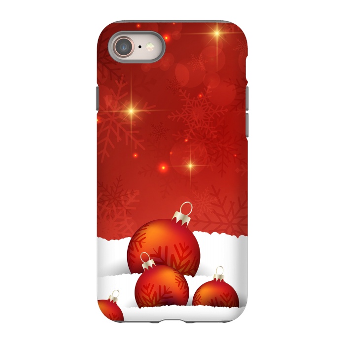 iPhone 8 StrongFit Red Christmas by Texnotropio