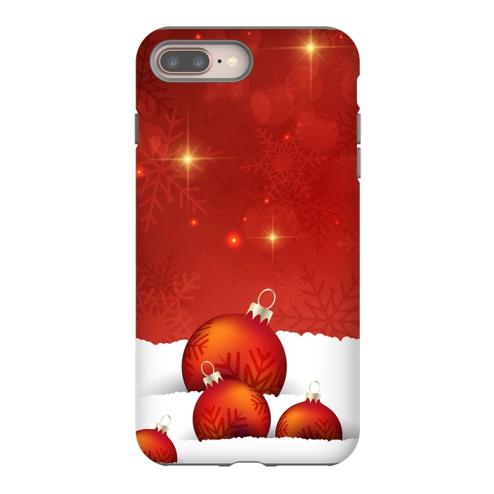 iPhone 8 plus StrongFit Red Christmas by Texnotropio
