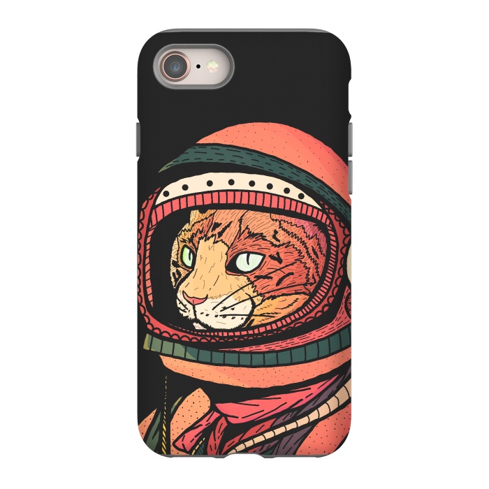 iPhone 8 StrongFit The ginger space cat by Steve Wade (Swade)