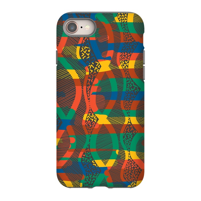 iPhone 8 StrongFit African Lineart by Hanny Agustine