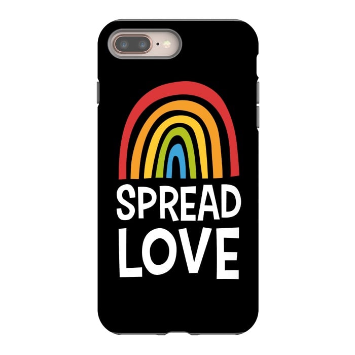 iPhone 8 plus StrongFit Spread Love by Majoih