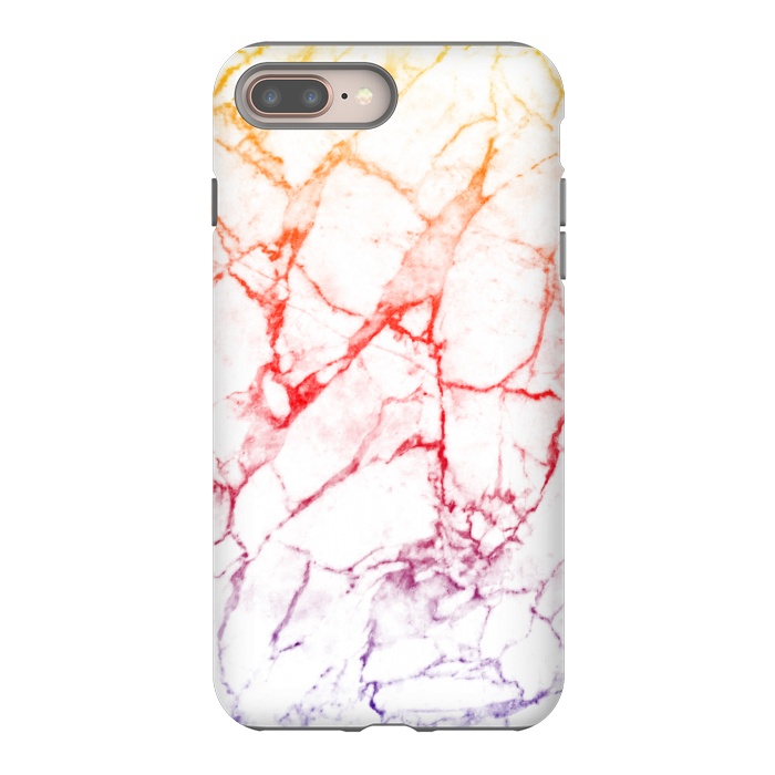iPhone 8 plus StrongFit Colour gradient marble texture by Oana 