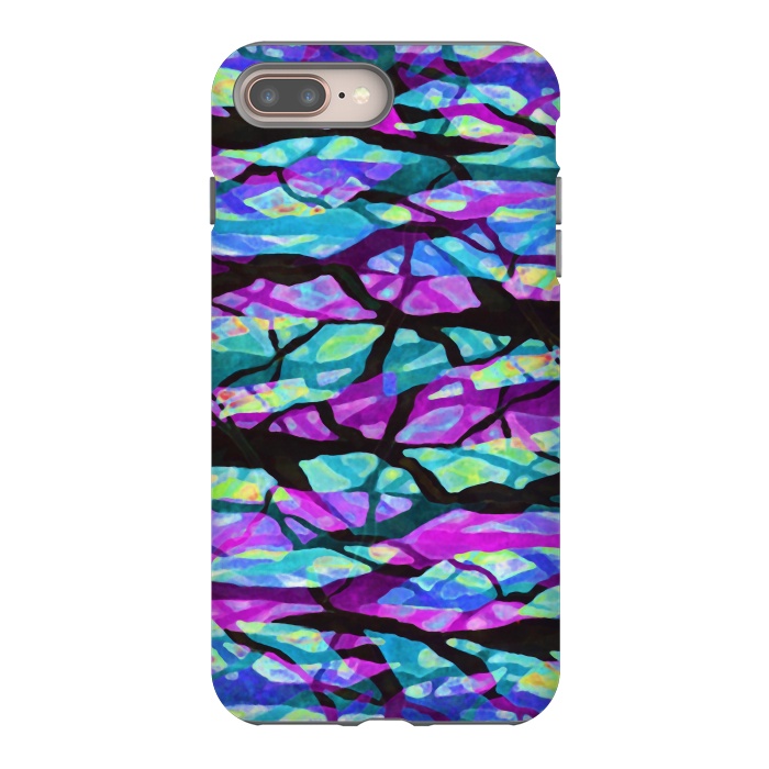 iPhone 8 plus StrongFit Abstract Trees Digital Art G551 by Medusa GraphicArt