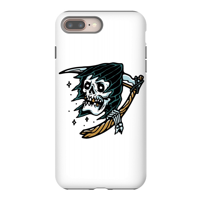 iPhone 8 plus StrongFit Grim Reaper Tattoo by Afif Quilimo
