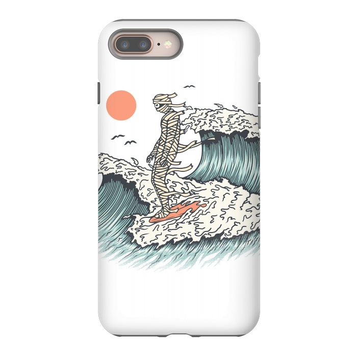 iPhone 8 plus StrongFit Mummy Surfing by Afif Quilimo