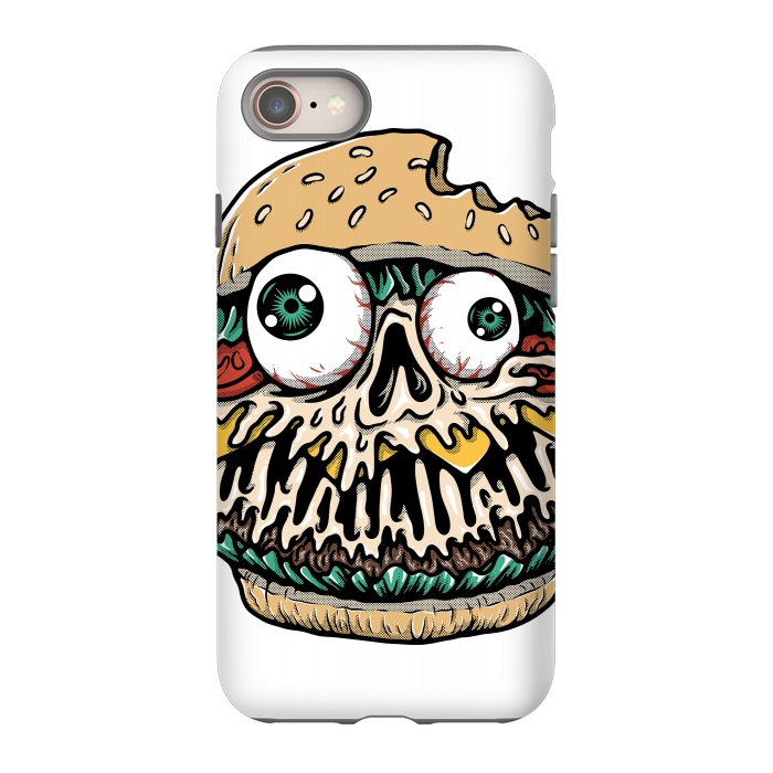 iPhone 8 StrongFit Hamburger Monster by Afif Quilimo