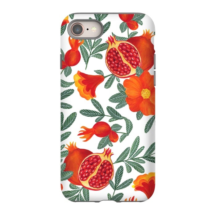 iPhone 8 StrongFit Pomegranate by Julia Badeeva