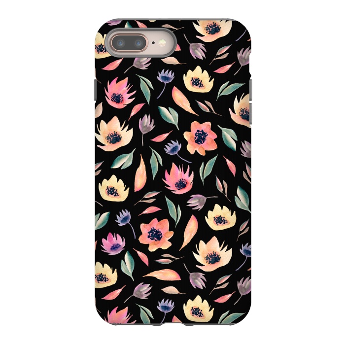 iPhone 8 plus StrongFit Floral pattern by Julia Badeeva