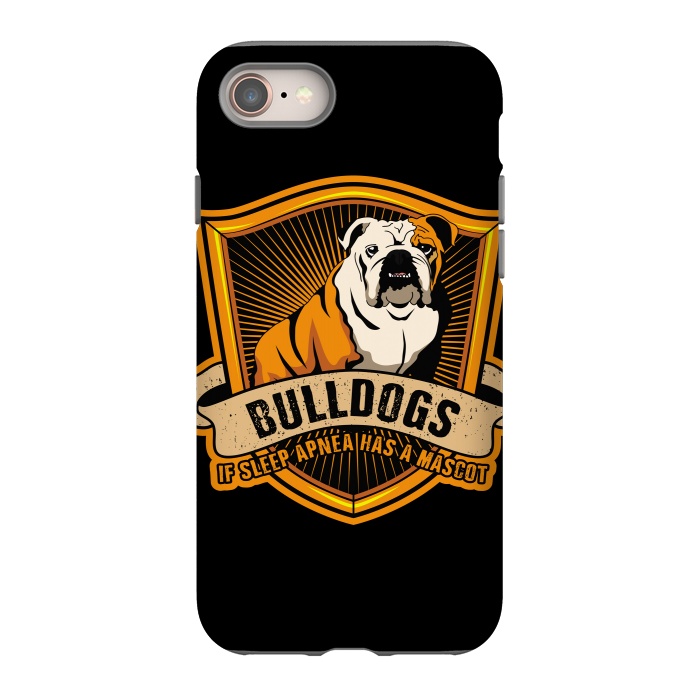 iPhone 8 StrongFit bulldog by haroulita
