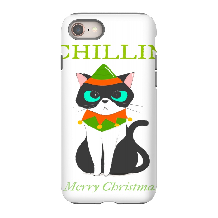 iPhone 8 StrongFit funny kitty by haroulita
