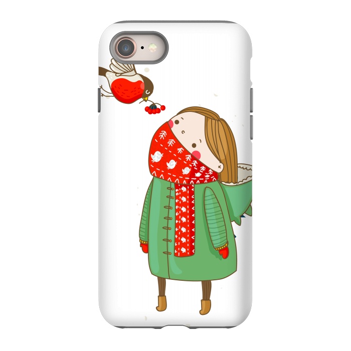 iPhone 8 StrongFit cute girl by haroulita