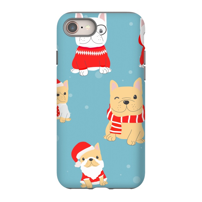 iPhone 8 StrongFit cute frenchies  by haroulita