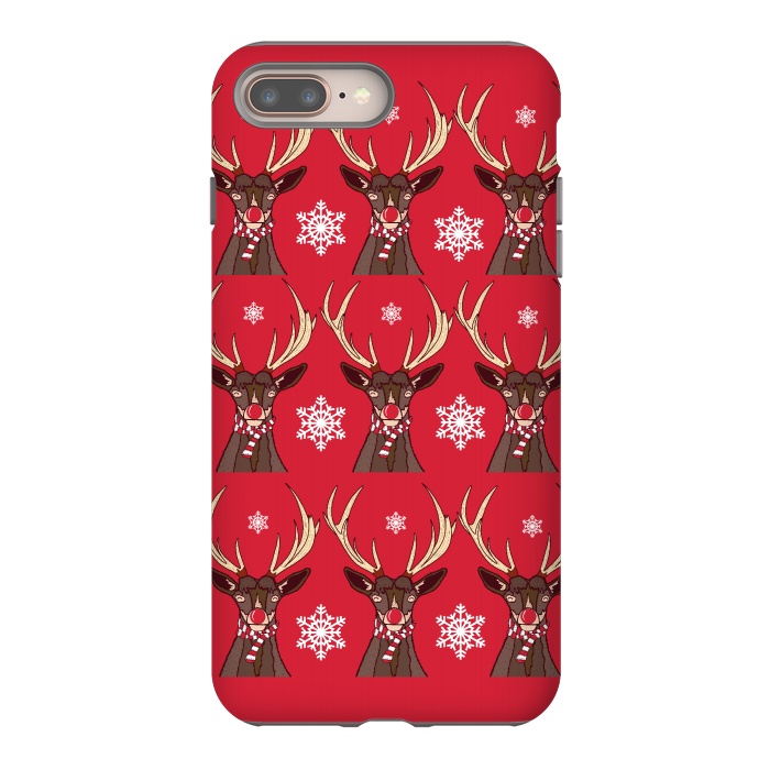 iPhone 8 plus StrongFit Reindeers by Steve Wade (Swade)