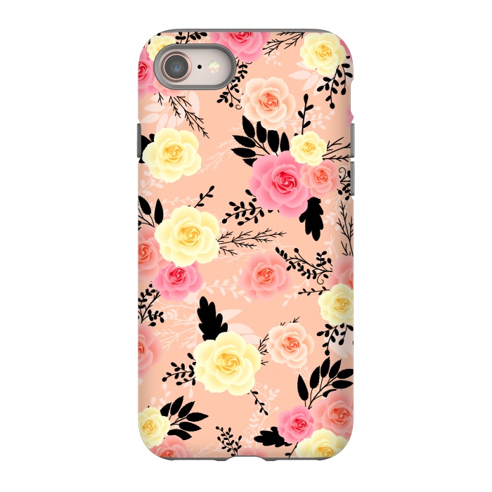 iPhone 8 StrongFit Roses pattern by Jms
