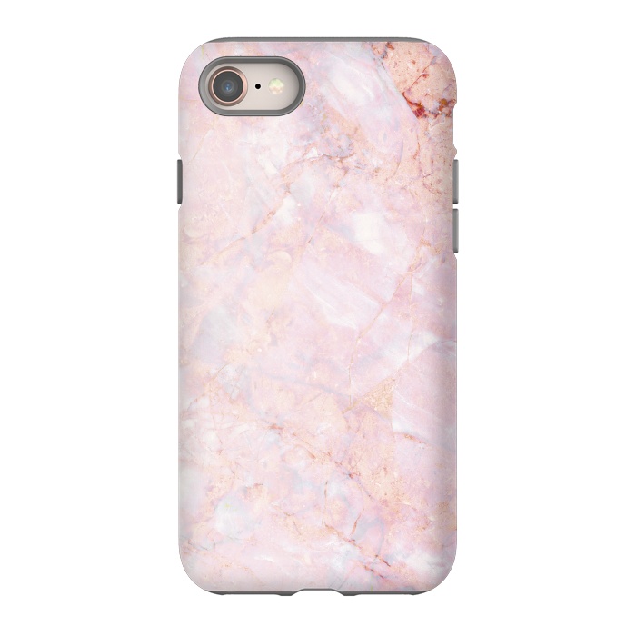 iPhone 8 StrongFit Pastel pink elegant marble by Oana 