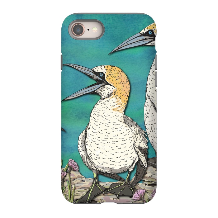 iPhone 8 StrongFit Gannet Chat by Lotti Brown
