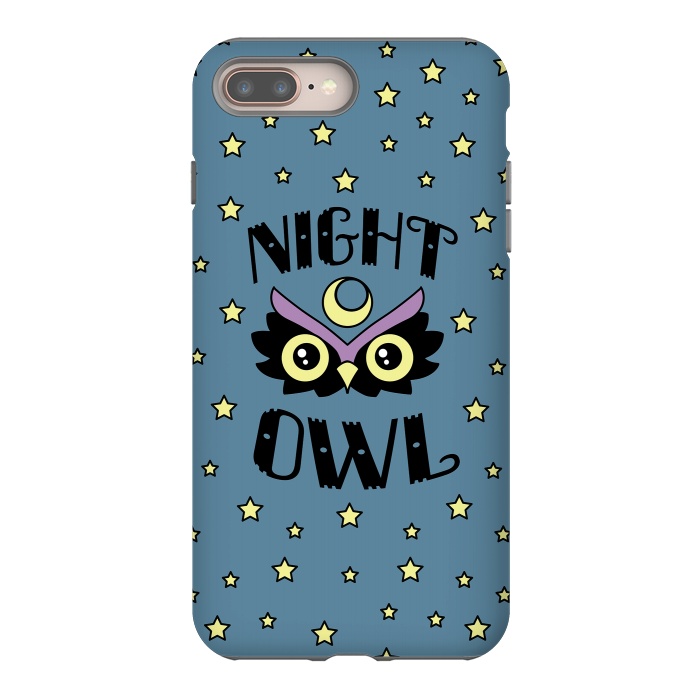 iPhone 8 plus StrongFit Night owl by Laura Nagel