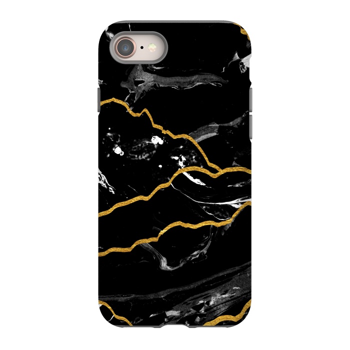 iPhone 8 StrongFit Marble mountains by Julia Badeeva
