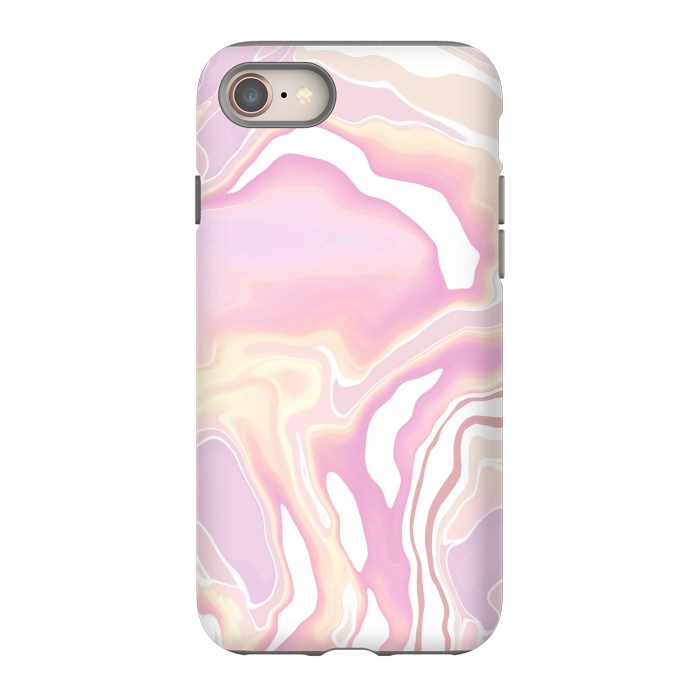 iPhone 8 StrongFit Pink marble art by Jms