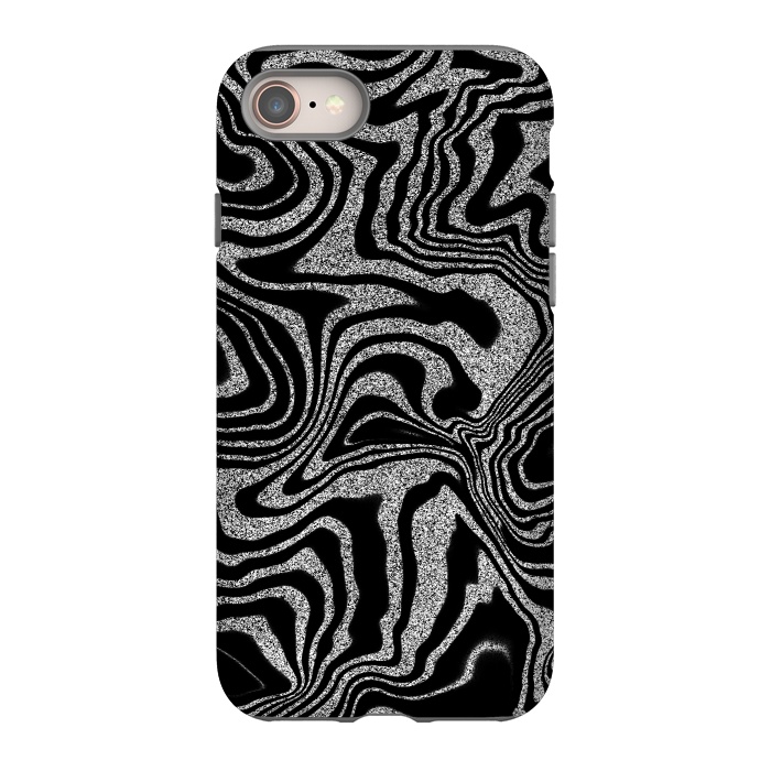 iPhone 8 StrongFit Black & white print by Jms