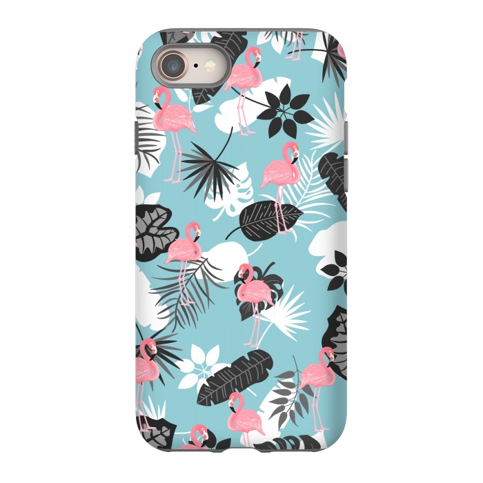 iPhone 8 StrongFit Pink flamingo by Jms