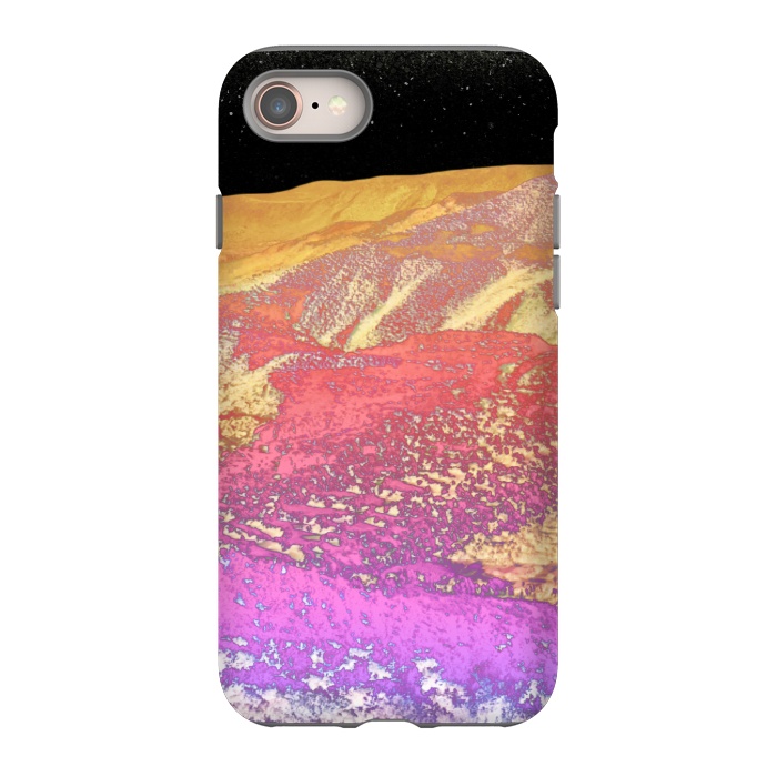 iPhone 8 StrongFit Vibrant rainbow mountain by Oana 