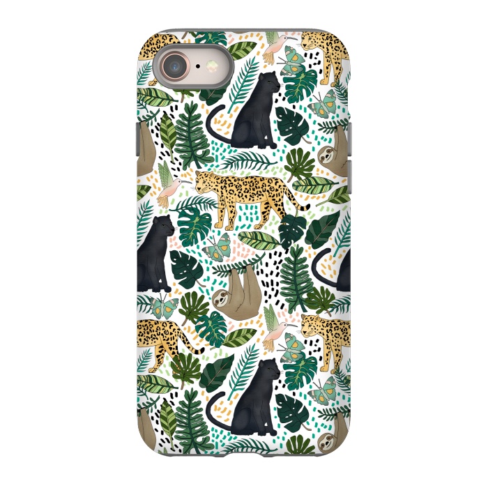 iPhone 8 StrongFit Emerald Forest Animals by Tangerine-Tane