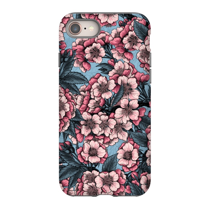 iPhone 8 StrongFit Cherry blossom by Katerina Kirilova