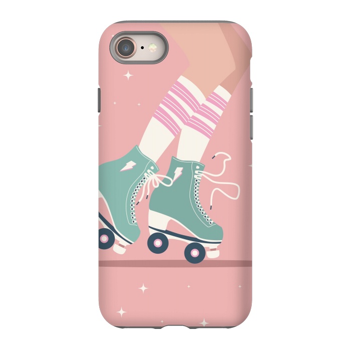 iPhone 8 StrongFit Roller skates 01 by Jelena Obradovic
