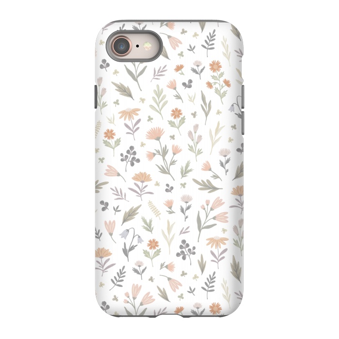 iPhone 8 StrongFit gentle flora by Alena Ganzhela