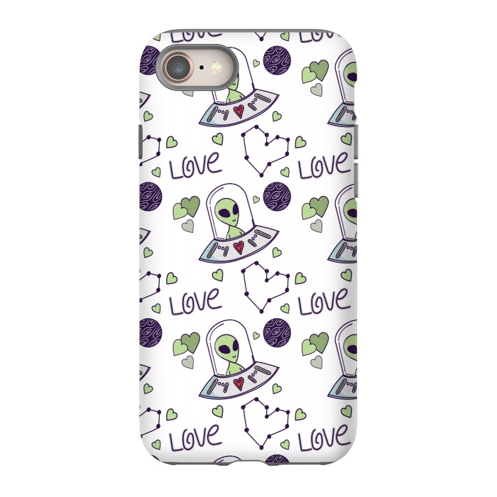 iPhone 8 StrongFit cool space love by MALLIKA