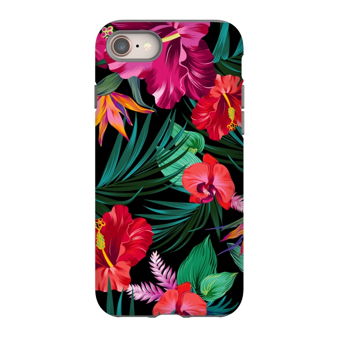 iPhone 8 StrongFit Exotic Flowers by ArtsCase