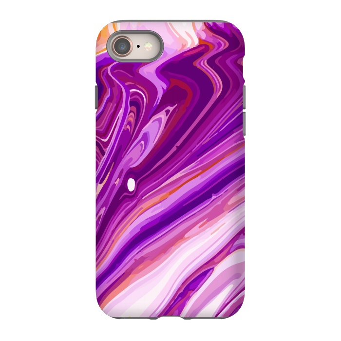 iPhone 8 StrongFit Liquid Marble Design VIII by ArtsCase
