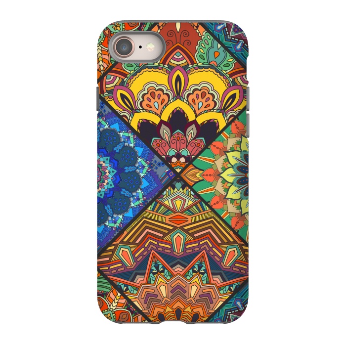 iPhone 8 StrongFit Vectorial Eastern Mandala Decoration by ArtsCase