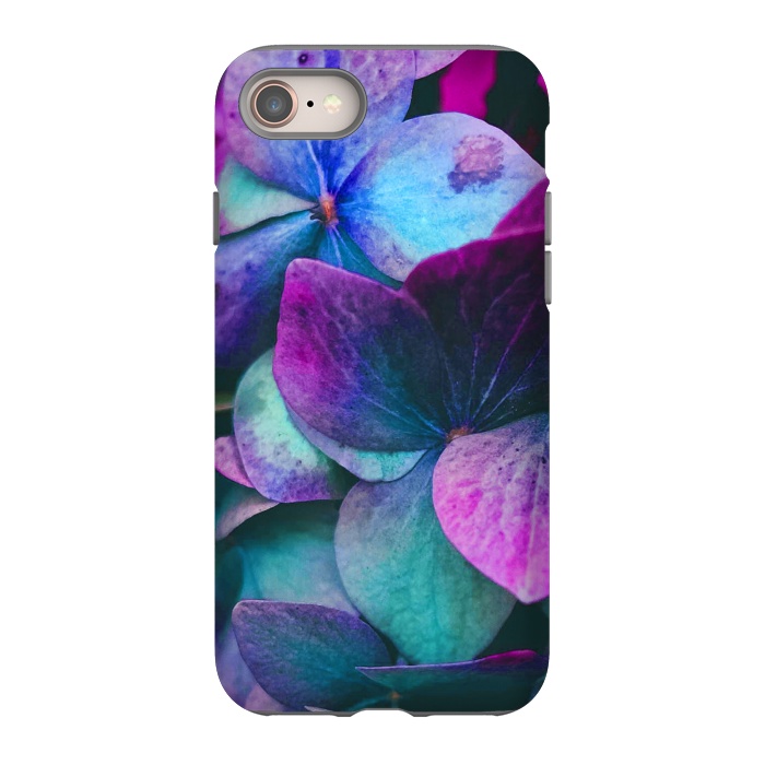 iPhone 8 StrongFit purple hydrangea by haroulita