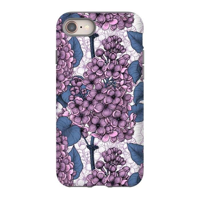 iPhone 8 StrongFit Violet lilacs by Katerina Kirilova