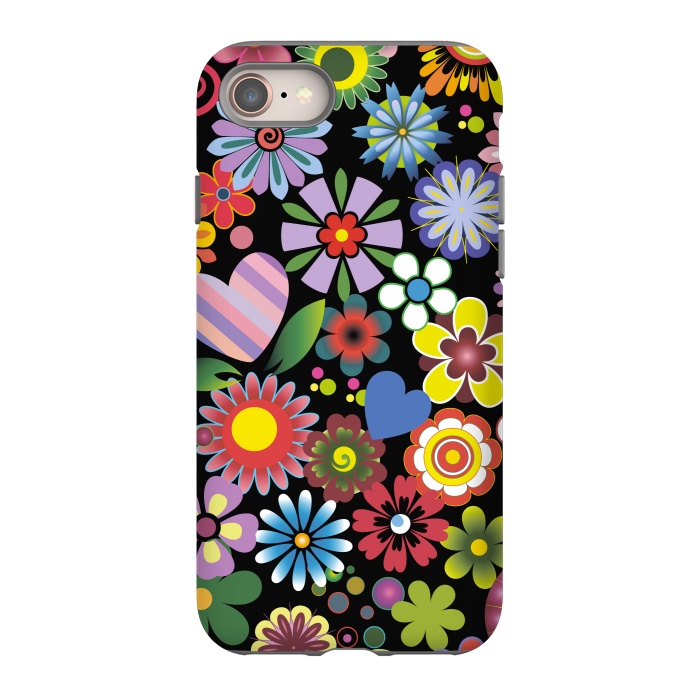 iPhone 8 StrongFit Floral mix 2 by ArtsCase