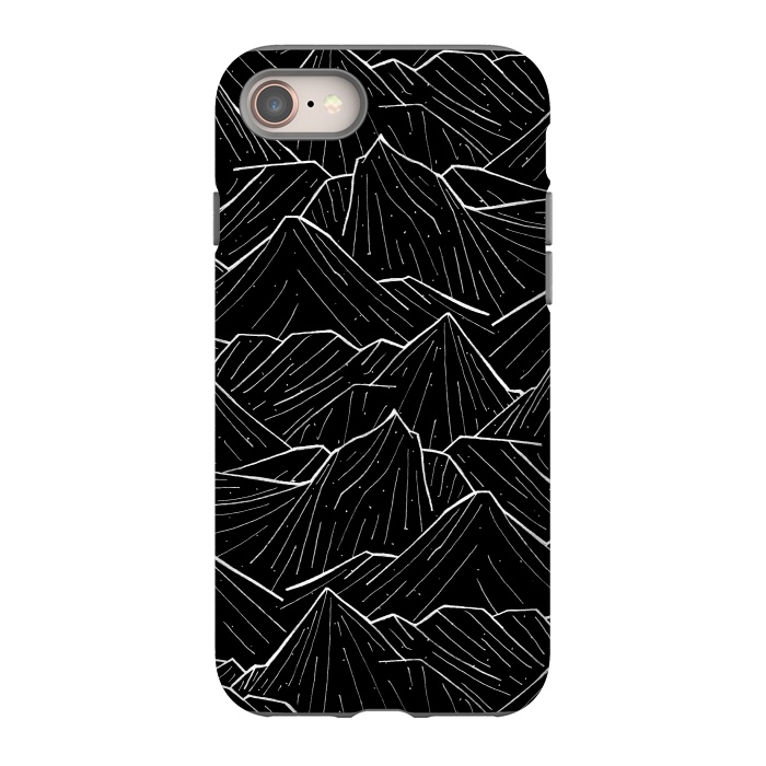 iPhone 8 StrongFit The Dark Mountains by Steve Wade (Swade)