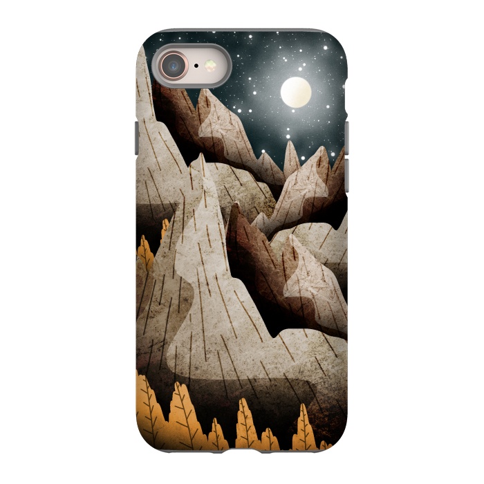 iPhone 8 StrongFit Mountainous mountain and peaks by Steve Wade (Swade)