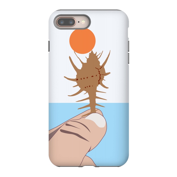 iPhone 8 plus StrongFit Sun On The Conch by Creativeaxle