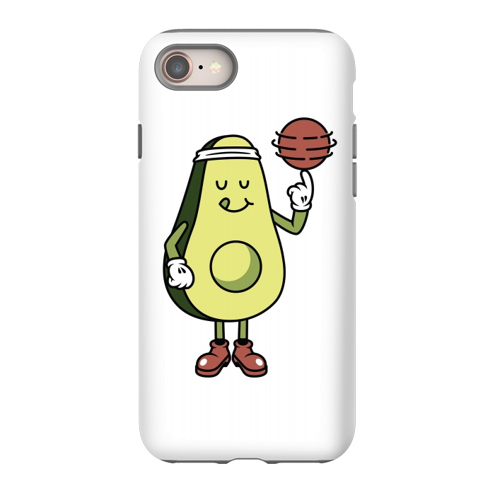 iPhone 8 StrongFit Avocado Playing Ball by Afif Quilimo